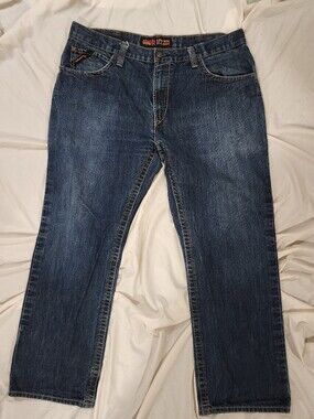 Ariat FR Blue Bootcut Men's Jeans M4 low Rise 38x30